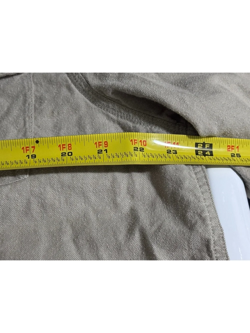 The North Face Herringbone Work Shirt Men’s XL Khaki Heritage Long Sleeve